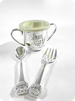 Noah's Ark Cup/Spoon & Fork set