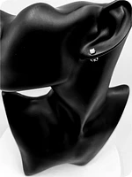 14K White Gold 0.50cttw Canadian Diamond Earrings