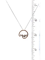 Diamond "Mom" Pendant