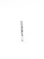 10K Gold 0.10cttw Diamond Stacking Ring / Band