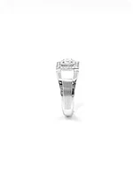10K White Gold Gents 0.30cttw Canadian Diamond Ring, size 10