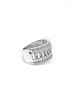 14K White Gold 0.50cttw Diamond Ring, size 6.5