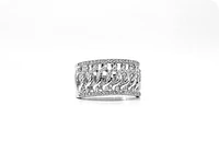 14K White Gold 0.50cttw Diamond Ring, size 6.5