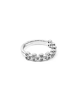 10K White Gold 0.35cttw Diamond Ring, size 6.5