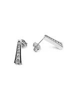 10K White Gold 0.32cttw Diamond Dangle/Drop Earrings
