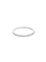 10K/14K White Gold Diamond Pave Band - Diamonds cttw / 4