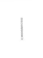 10K White Gold0.27cttw Diamond Ring/Band, size 6.5