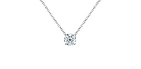14K Gold Lab Grown 1.06cttw Round Brilliant Cut Diamond Claw Set Pendant