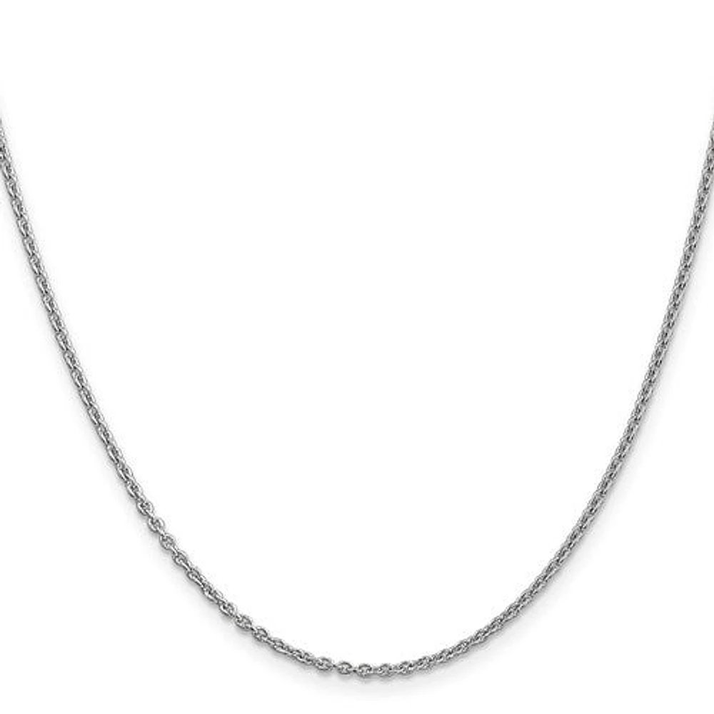 14K Gold 1.8mm Forzantine Cable with Lobster Clasp Chain - /