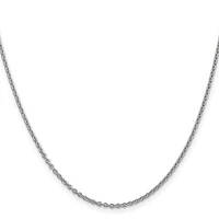 14K Gold 1.8mm Forzantine Cable with Lobster Clasp Chain - /