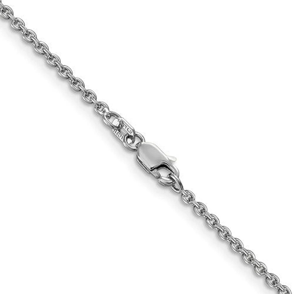 14K Gold 1.8mm Forzantine Cable with Lobster Clasp Chain - /