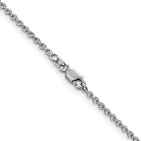 14K Gold 1.8mm Forzantine Cable with Lobster Clasp Chain - /