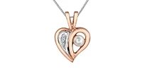 Rose Gold Pearl Necklace