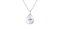 10K Gold 0.02cttw Canadian Diamond Pendant