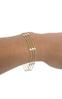 14K Yellow Gold 0.45cttw Diamond Bracelet