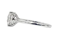 14K Gold 3.03cttw Lab Grown Round Brilliant Cut Diamond Ring - / White