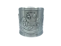 Pewter Engraveable Stork Baby’s First Money Bank