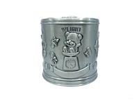 Pewter Engraveable Stork Baby’s First Money Bank