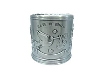 Pewter Engraveable Stork Baby’s First Money Bank