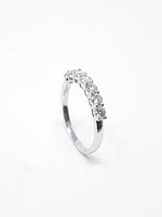 Moissanite Wedding Band