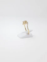 14K Yellow Gold 0.73cttw Diamond Ring