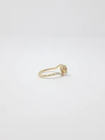 14K Yellow Gold 0.73cttw Diamond Ring