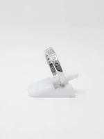 14K White Gold 1.00cttw Princess Cut Diamond Channel Anniversary Band, 6.5 - /