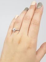 Emerald Cut Diamond Ring