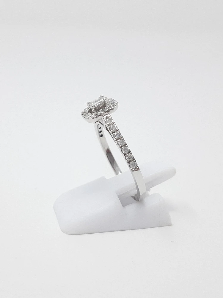 Emerald Cut Diamond Ring