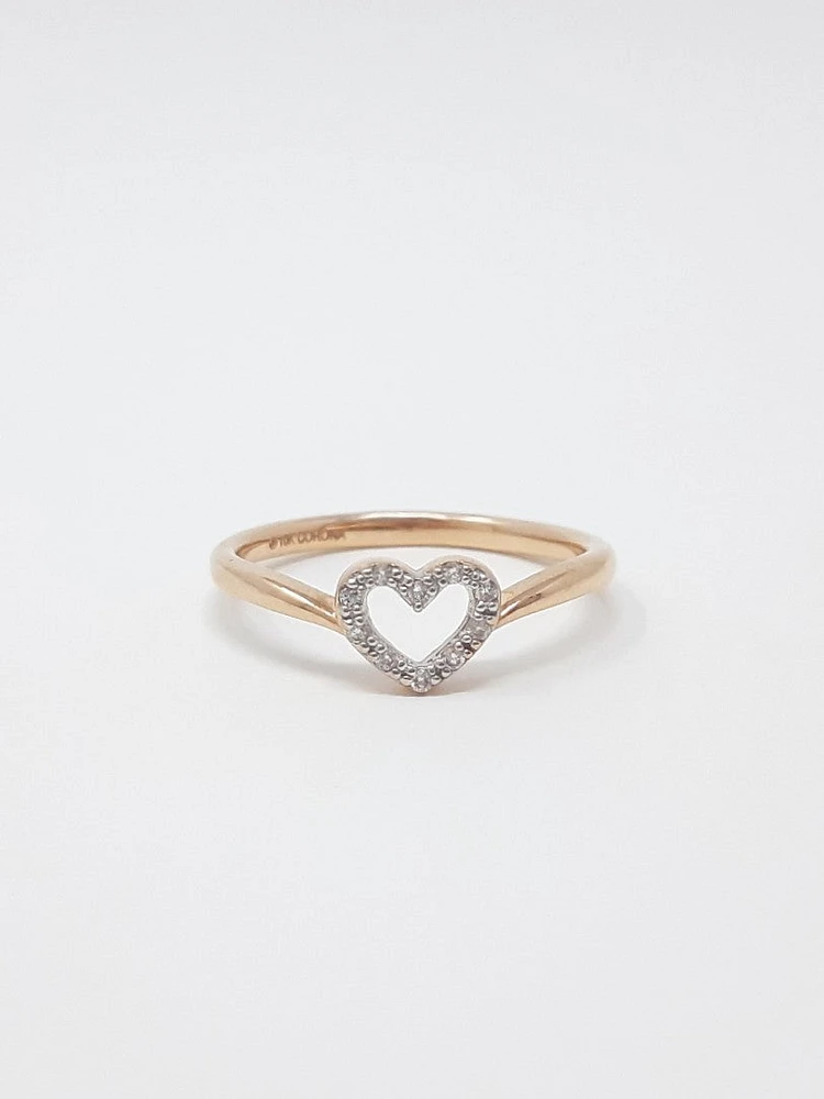 Heart Diamond Ring