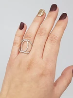 10K White Gold 0.45cttw Diamond Ring, 6.5 - /