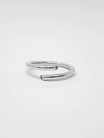 10K Diamond Bypass Ring - / Gold