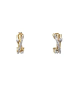 14K Yellow Gold 0.23cttw Diamond Earrings