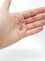 Two-Tone Diamond Pendant