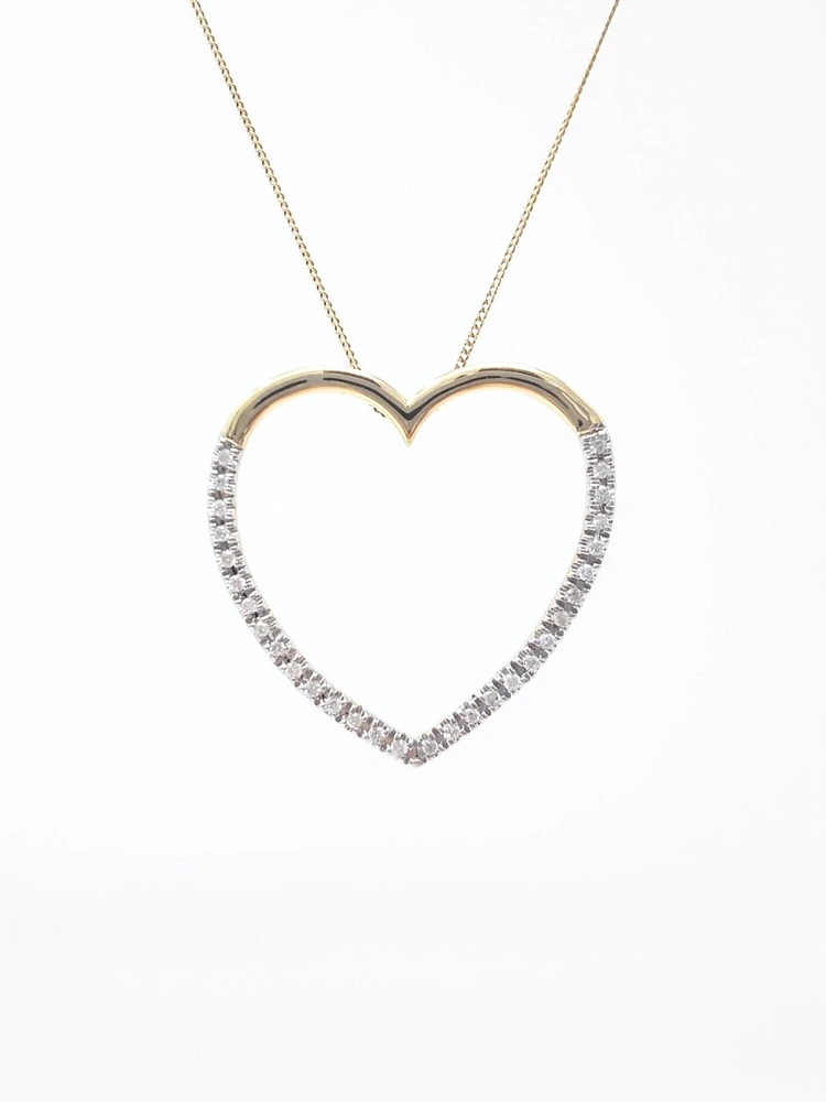 Diamond Heart Pendant