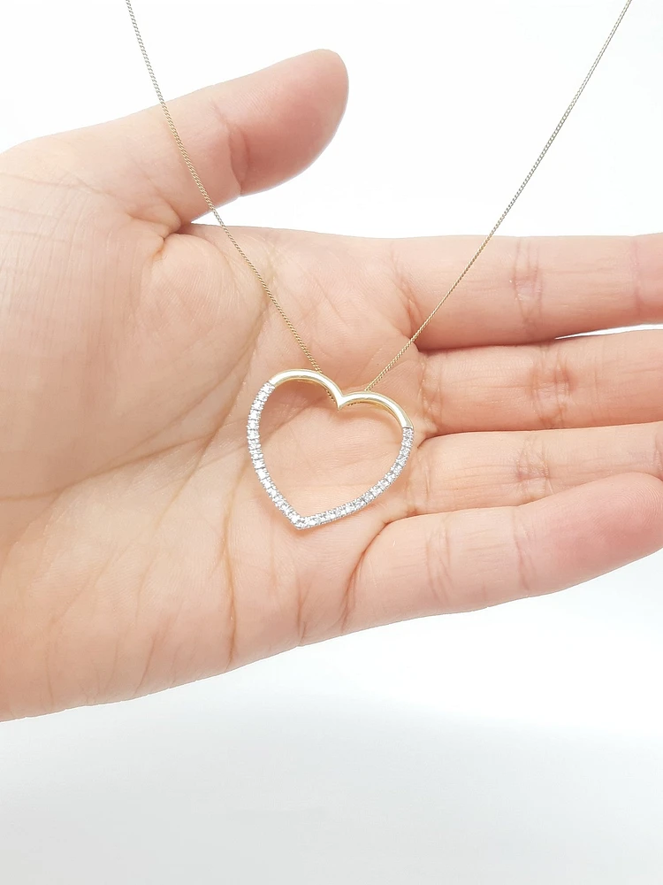 Diamond Heart Pendant