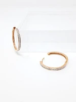 Diamond Hoop Earrings
