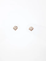 Two-Tone Canadian Diamond Earrings