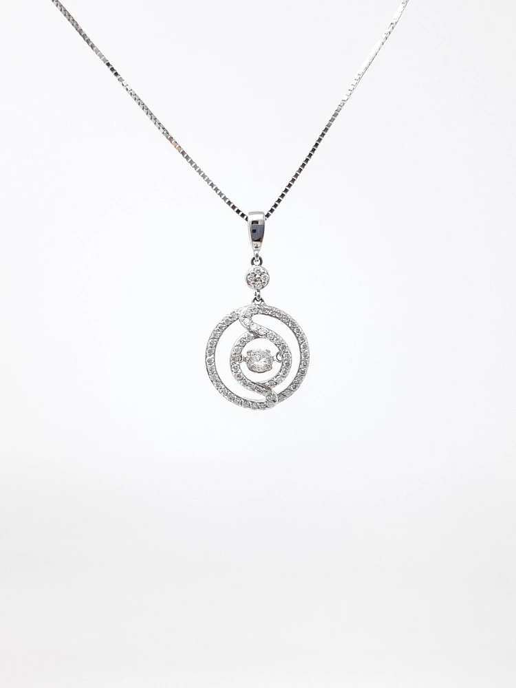 Diamond "Pulse" Pendant