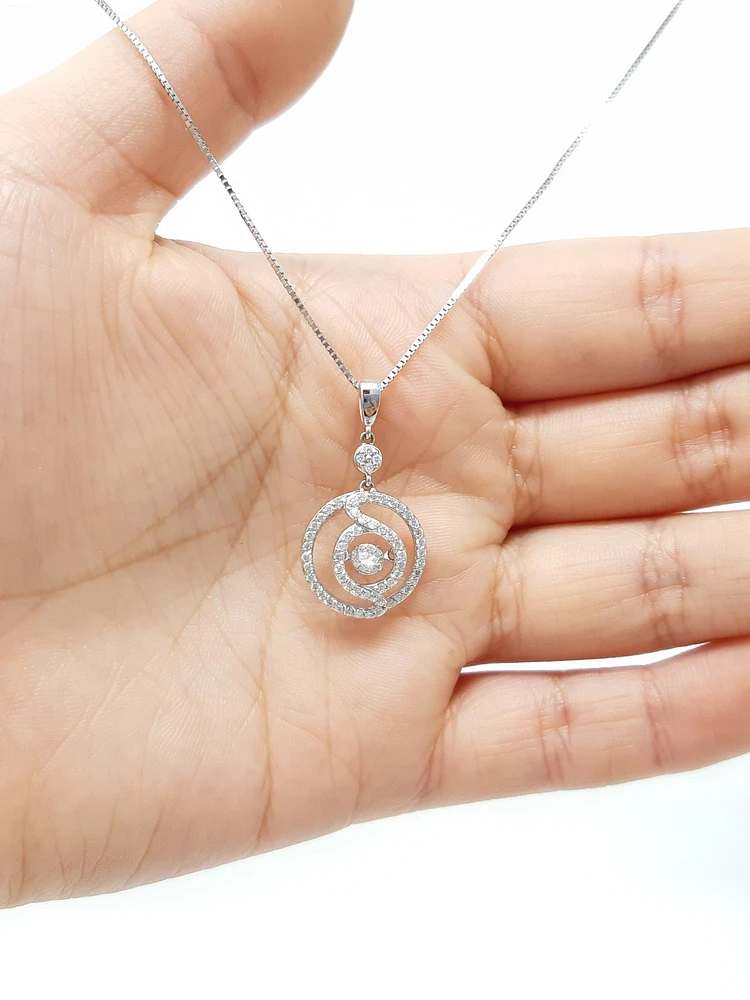 Diamond "Pulse" Pendant