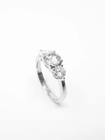 Moissanite Engagement Ring 