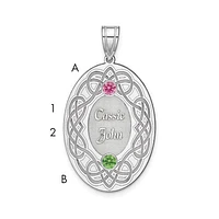 Crystal Family Pendant (up to 4 names and birthstones)