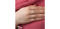 10K Yellow Gold 0.18Cttw Diamond Engagement Ring - /