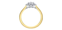 14K Yellow Gold 0.44cttw Round Brilliant Cut Canadian Diamond Engagement Ring