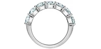 14K White gold 3.75cttw Lab Grown Oval Cut Diamond Engagement / Anniversary Ring - 7