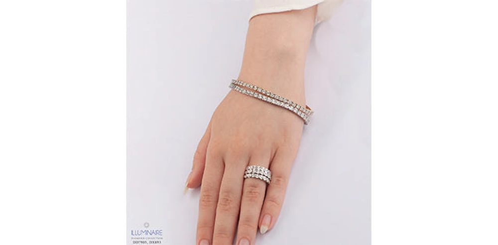 10K 2 Tone Gold 0.25cttw Diamond Ilusion Set Ring - / 4.5