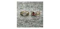 10K Yellow Gold 0.06cttw Diamond Gents Ring, size 10