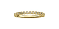 Yellow Gold and Diamond Ring