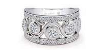 14K White Gold 1.17cttw Canadian Diamond Ring, size 6.5