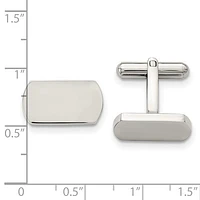 Stainless Steel Polished Cufflinks